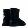 Ugg Kids Classic Short Zip II Black