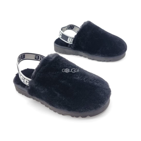 Женские сандалии Ugg Fluff Yeah Clog Black