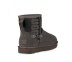 Женские мини угги Classic Mini Ugg Sparkle Boot Grey