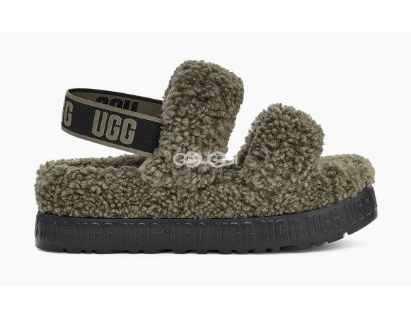 Женские сандалии Oh Fluffita Slide Burnt Olive