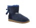 Женские мини угги с бантиками Mini Bailey Bow Navy II