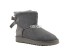 Женские мини угги с бантиками Mini Bailey Bow Grey II