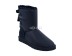 Женские угги с бантиками Bailey Bow Metallic Black