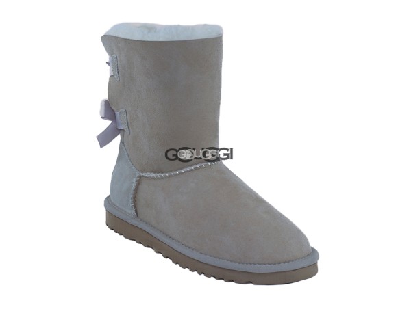 Женские угги с бантиками Bailey Bow Sand 