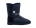 Женские угги с пуговицей Bailey Button Bling Metallic Black