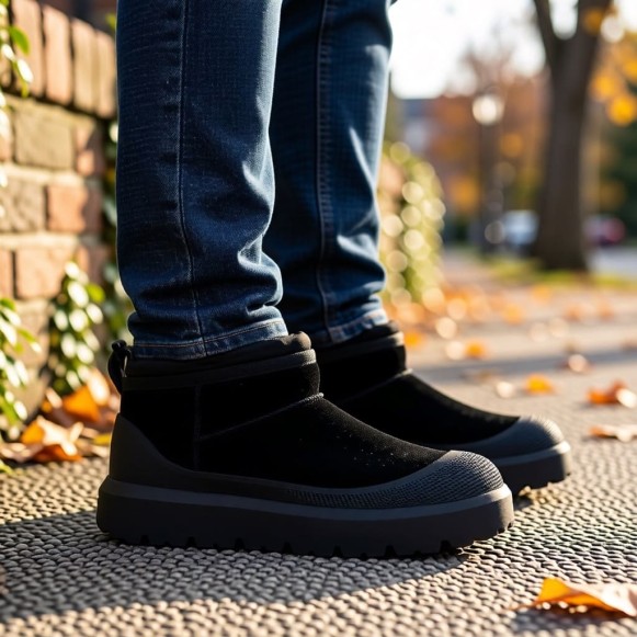 Мужские ультра мини угги Ugg Mens Ultra Mini Hybrid Black