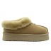 Женские слипоны на платформе Ugg Platform Slipper Camel
