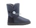 Женские угги с пуговицей Bailey Button Bling Metallic Chocolate