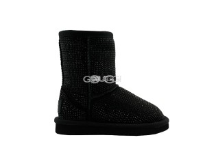 Kids UGG Classic Serein II Black 