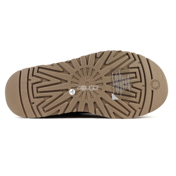 Женские мини угги на платформе Ugg Classic Mini Dipper Chestnut