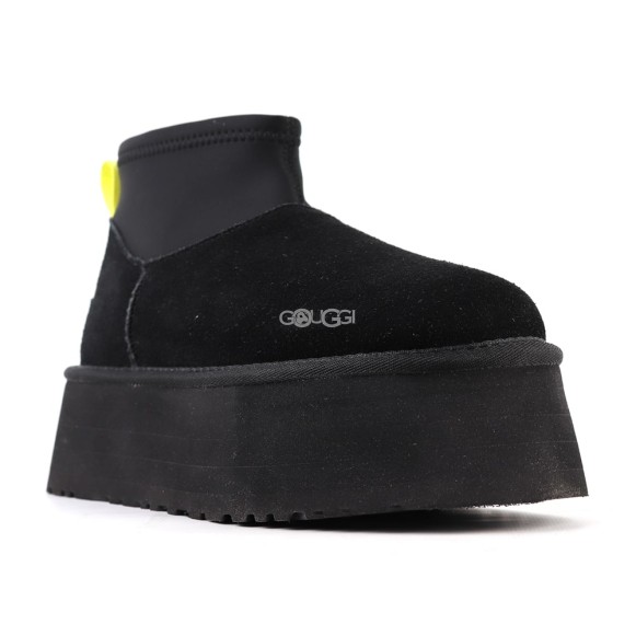 Женские мини угги на платформе Ugg Classic Mini Dipper Black
