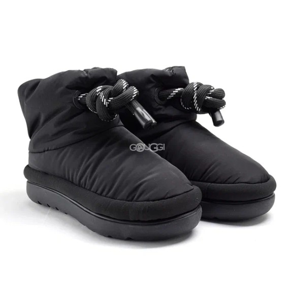 Женские короткие угги Ugg Classic Maxi Short Black