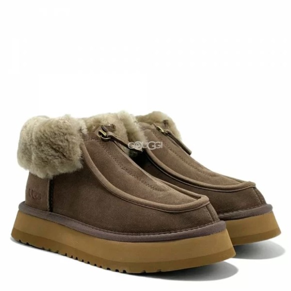 Женские угги на платформе Ugg Funkette Platform Boots Cappuccino