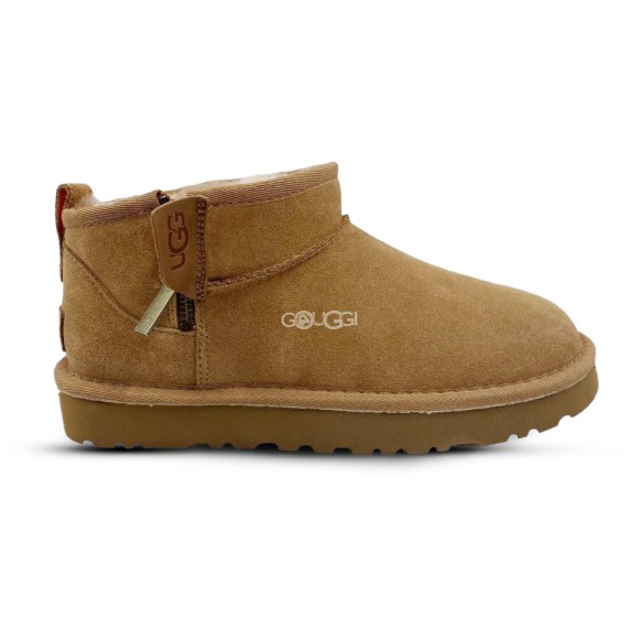 Женские ультра мини угги на молнии Ugg Women's Ultra Mini Chestnut Zip
