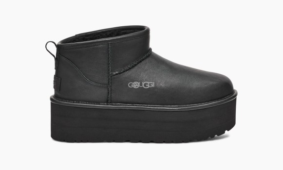 Женские ультра мини угги на платформе UGG Classic Ultra Mini Platform Metallic Black